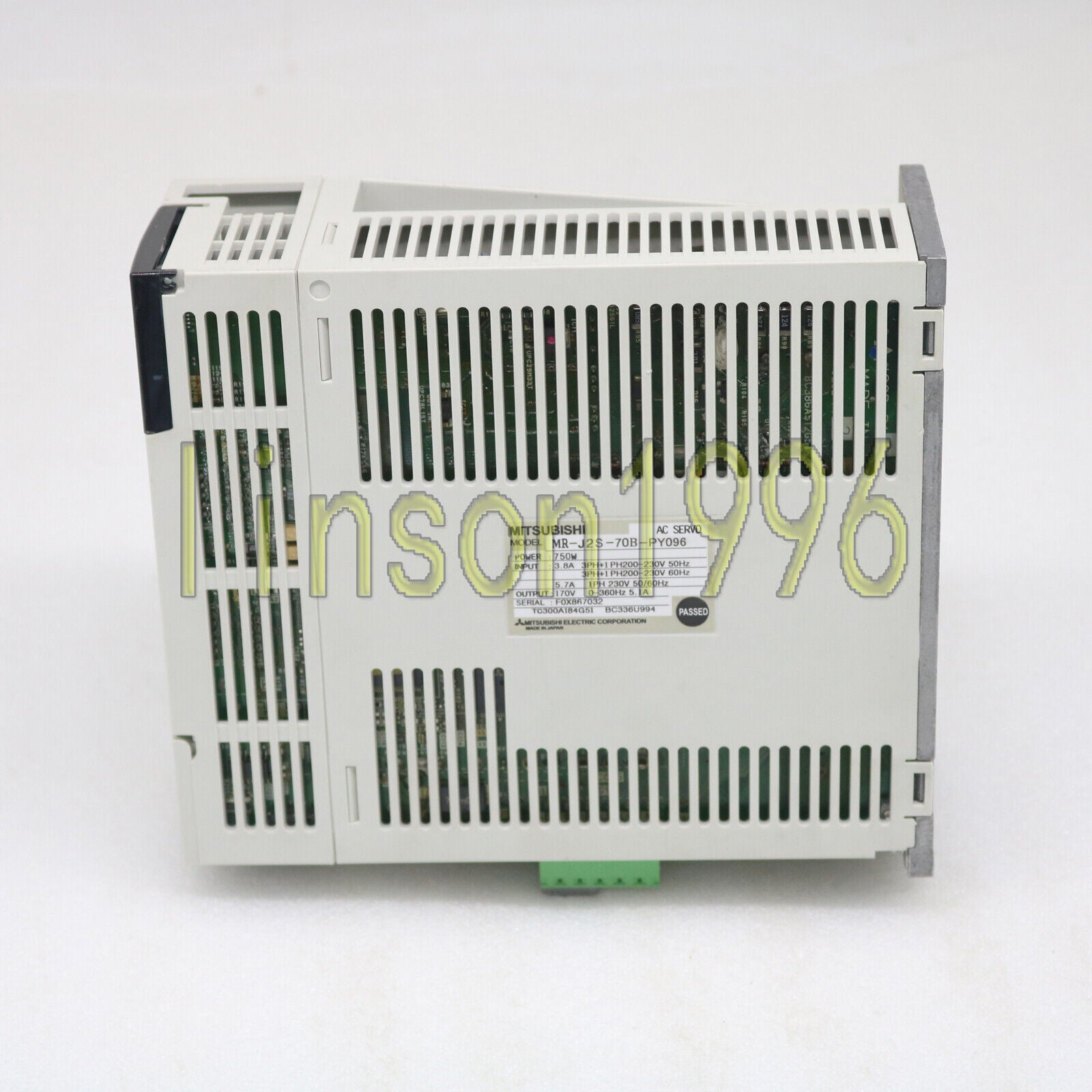 Mitsubishi servo drive MR-J2S-70B-PY096 – Used in Good Condition - MITSUBISHI