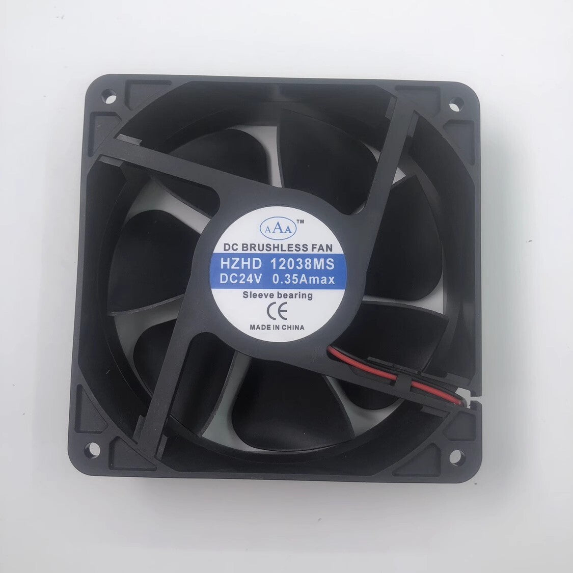 AAA HZHD12038MS 12038 DC24V 0.35A 12CM 2-Wire Cooling Fan