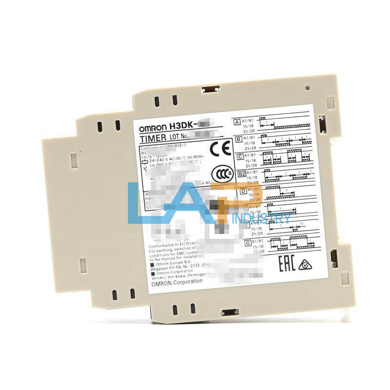 OMRON H3DK-M1 Time Relay 5A 24-240V DC - 1PCS - OMRON