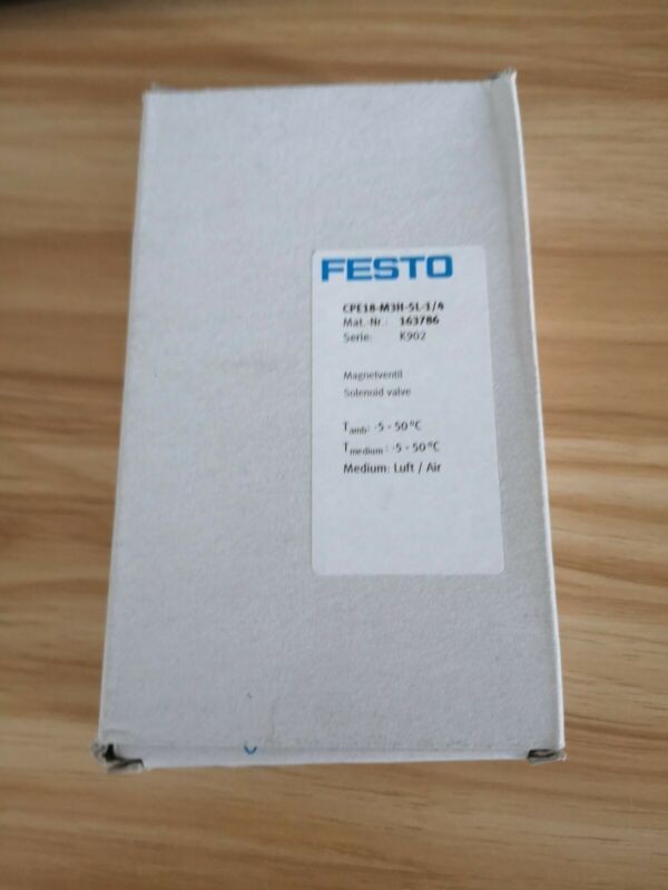 1PC Festo CPE18-M3H-5L-1/4 163786 Solenoid Valve In Box Free Shipping