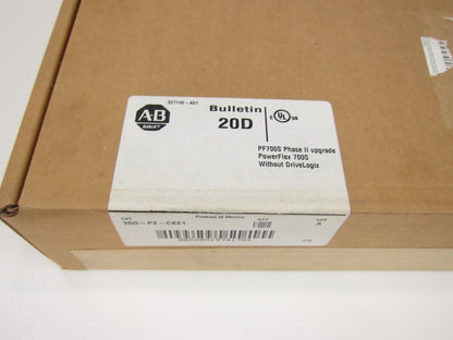 Allen Bradley 20D-P2-CKE1 Upgrade Powerflex 700S | 20D-P2-CKE1 PF700S - ALLEN BRADLEY