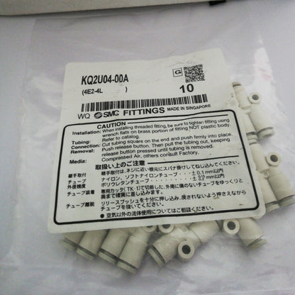 new 1bag/10pc for SMC KQ2U04-00A quick connector spot stock optimized - SMC