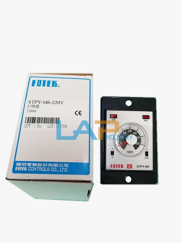 new  FOR FOTEK Time Relay STPY-M6-220V