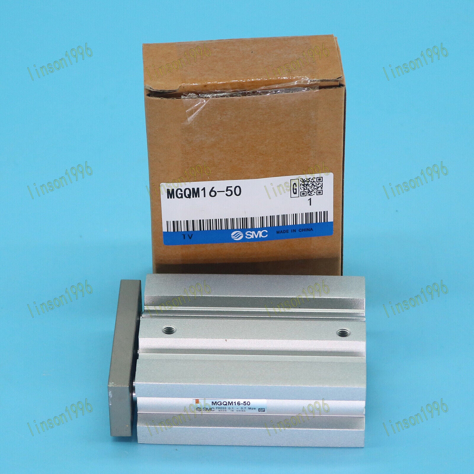 SMC MGQM16-50 Guide Rod Cylinder In Box Ship - SMC