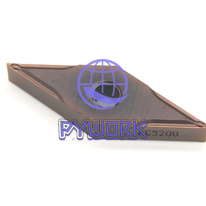 10PCS/ SUMITOMO VNMG160402N-SU AC520U Carbide Inserts