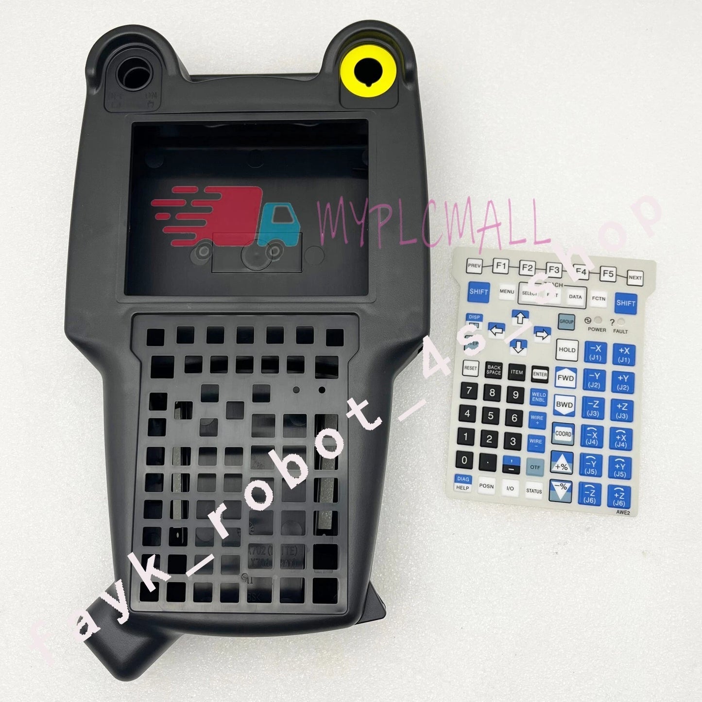 A290-7213-X706 Plastic shell f FANUC robot Pendant housing case kit+AWE2 overlay