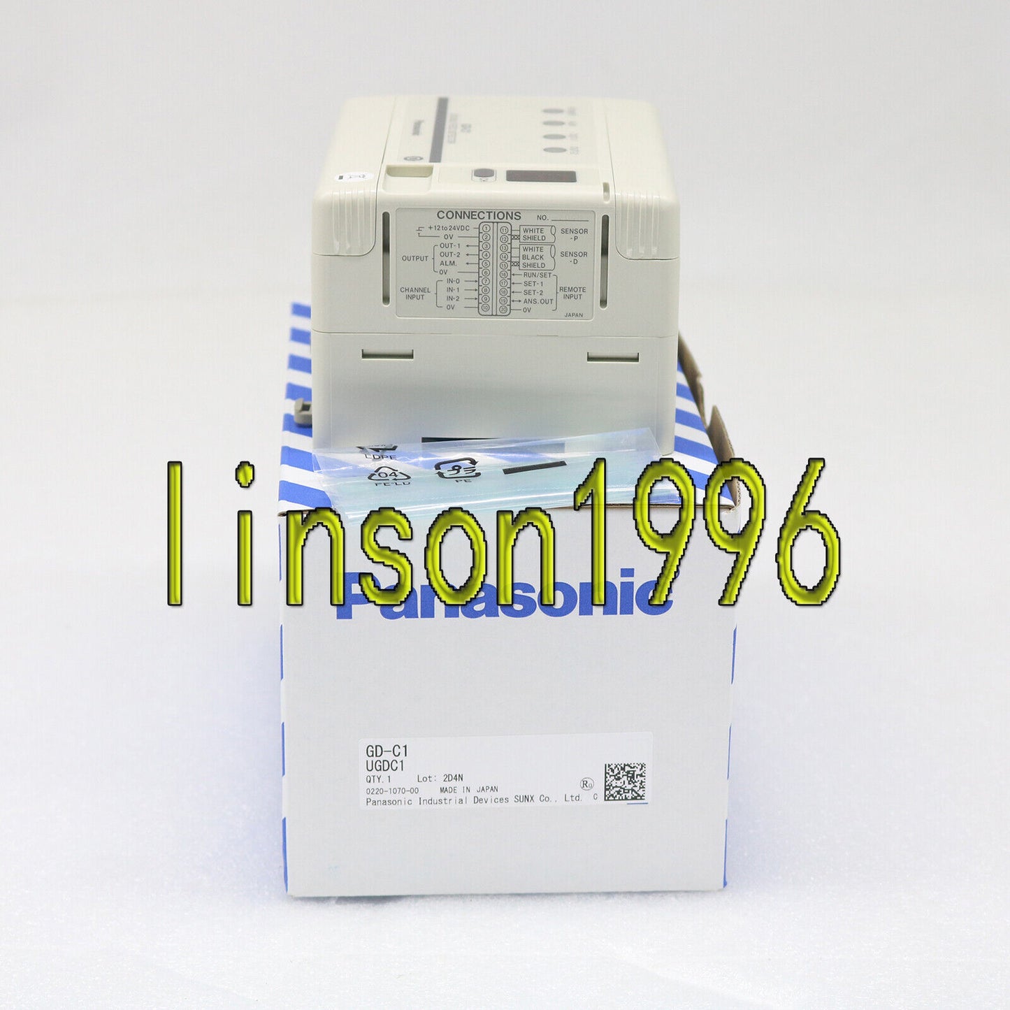 New 1PC Panasonic SUNX GD-C1 Double Overlap Detector – One-Year Warranty - PANASONIC