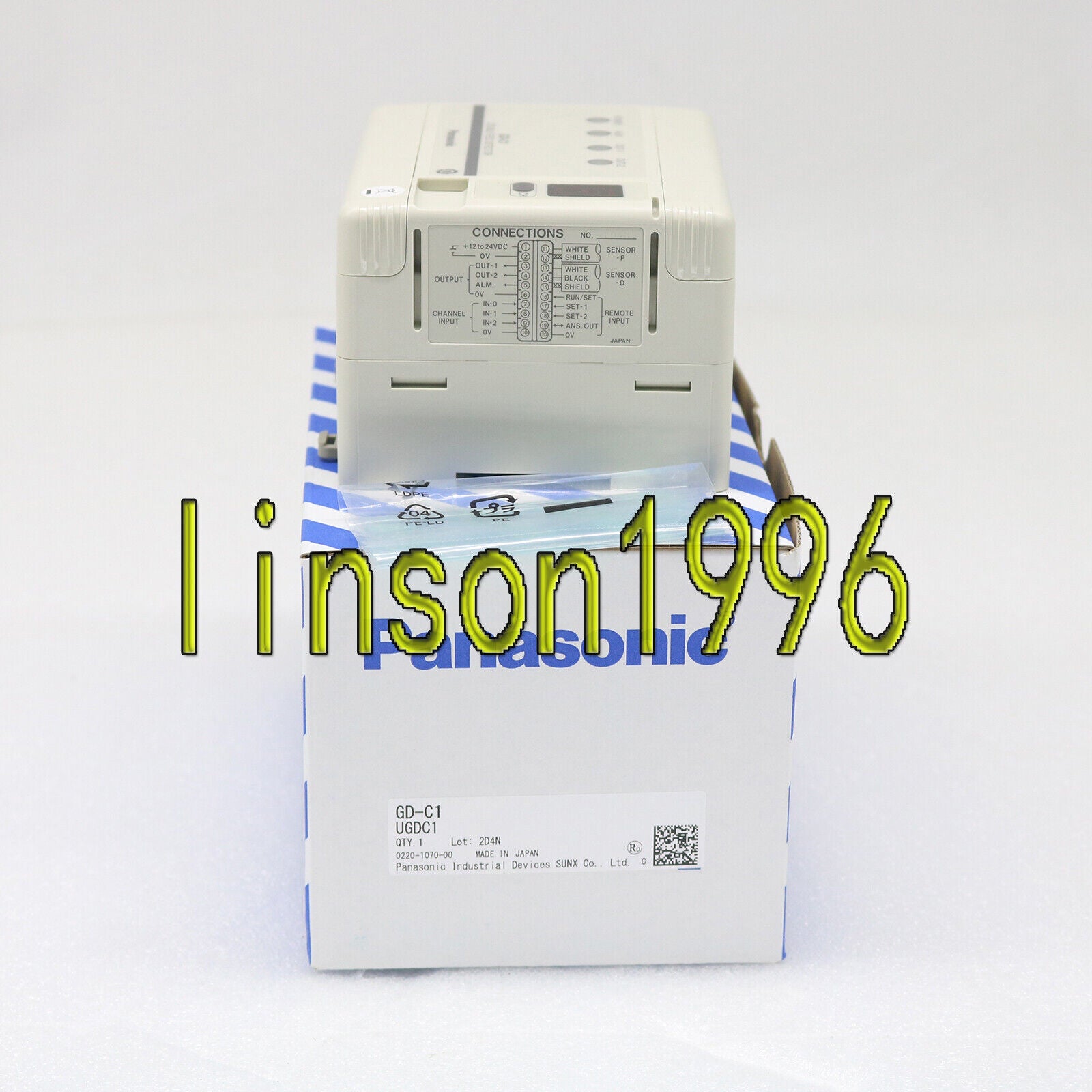 New 1PC Panasonic SUNX GD-C1 Double Overlap Detector – One-Year Warranty - PANASONIC