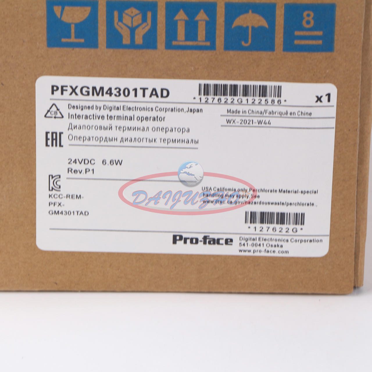 new ONE Pro-face PFXGM4301TAD GP-4301TM TOUCH SCREEN - ONE