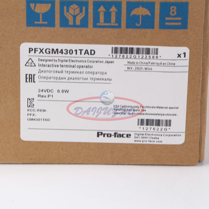 new ONE Pro-face PFXGM4301TAD GP-4301TM TOUCH SCREEN - ONE