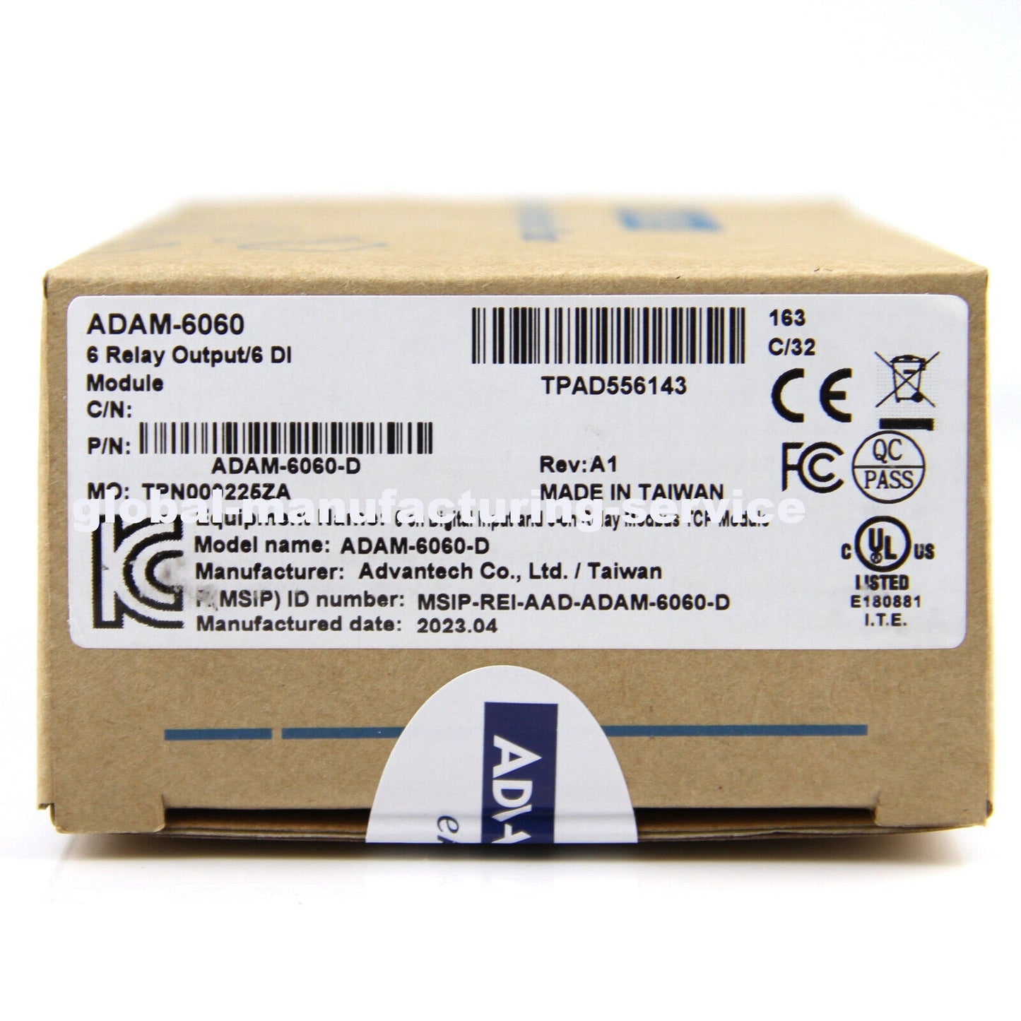 ADVANTECH ADAM6060 Input & Relay DAQ Ethernet Module - ADVANTECH
