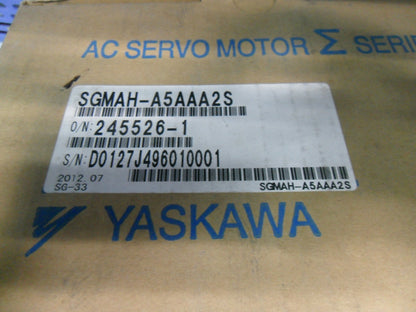 1PC YASKAWA AC SERVO MOTOR SGMAH-A5AAA2S