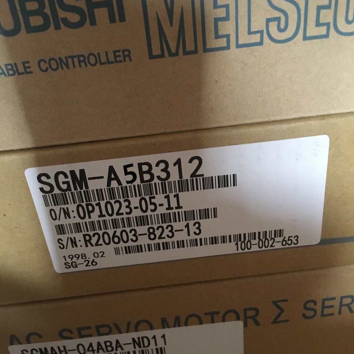 1PC YASKAWA AC SERVO MOTOR SGM-A5B312