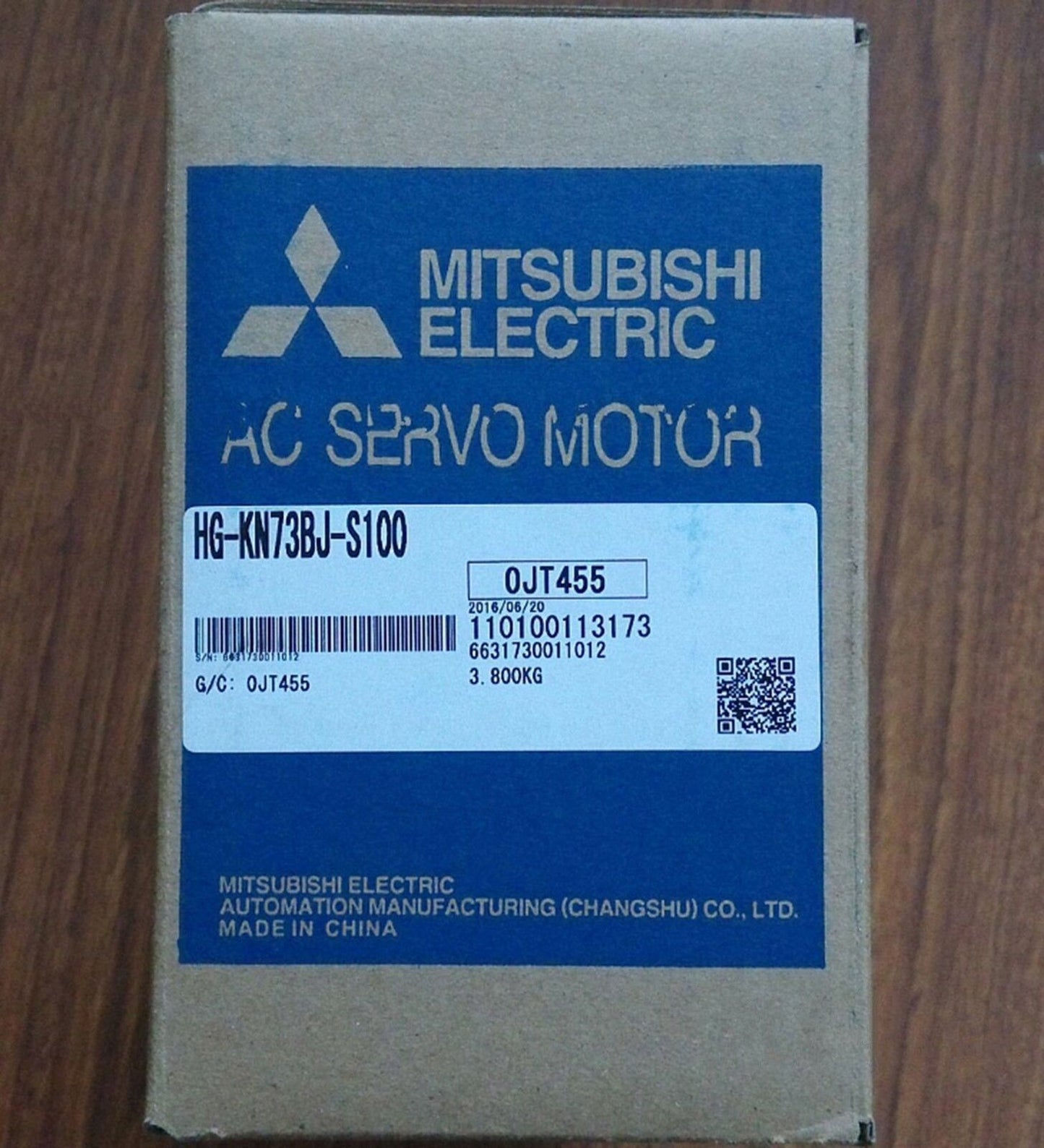 Mitsubishi Servo Motor HG-KN73BJ-S100: One-Year Warranty | High Performance Motor - MITSUBISHI