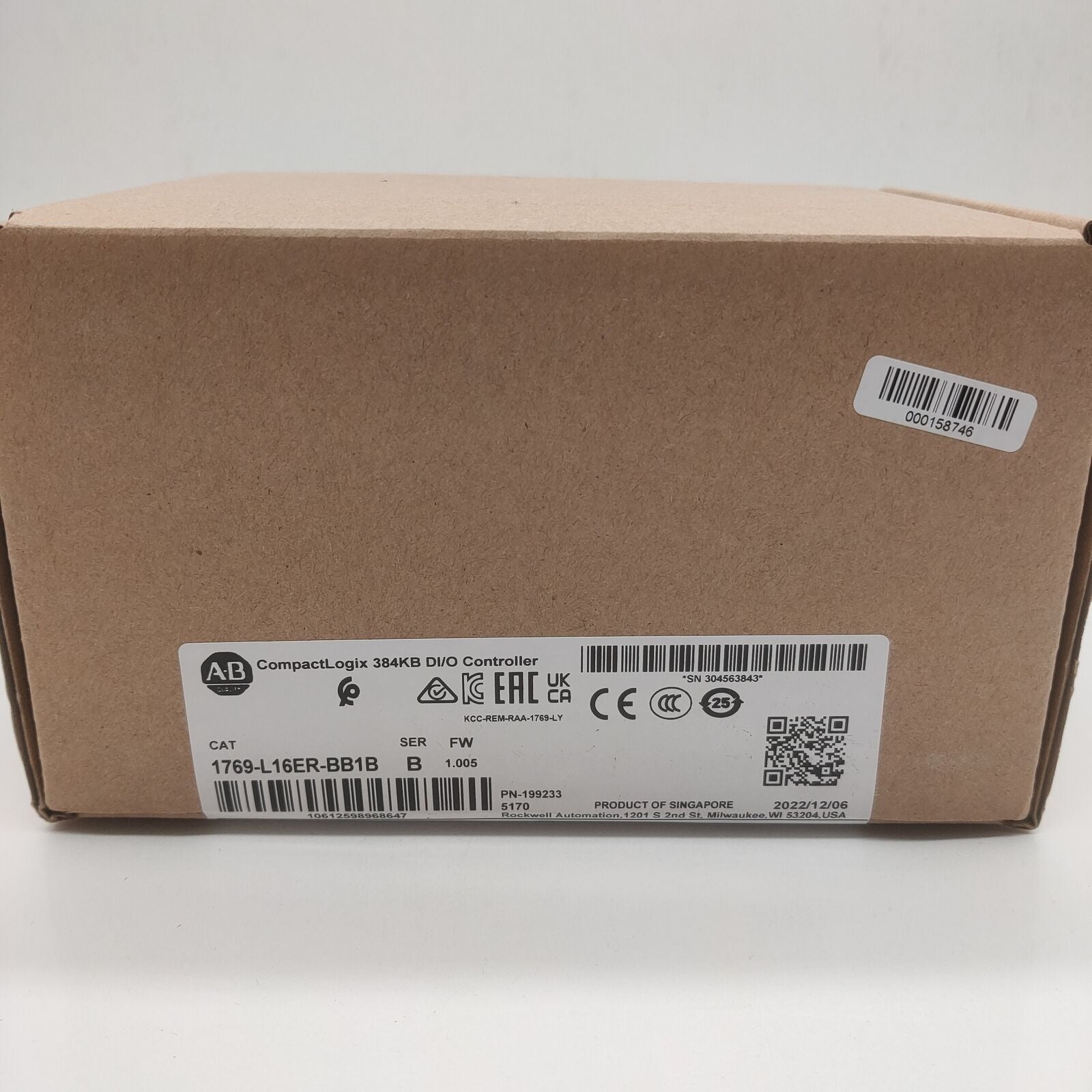Allen-Bradley AB 1769-L16ER-BB1B Series B CompactLogix Factory Sealed 5370 - ALLEN-BRADLEY
