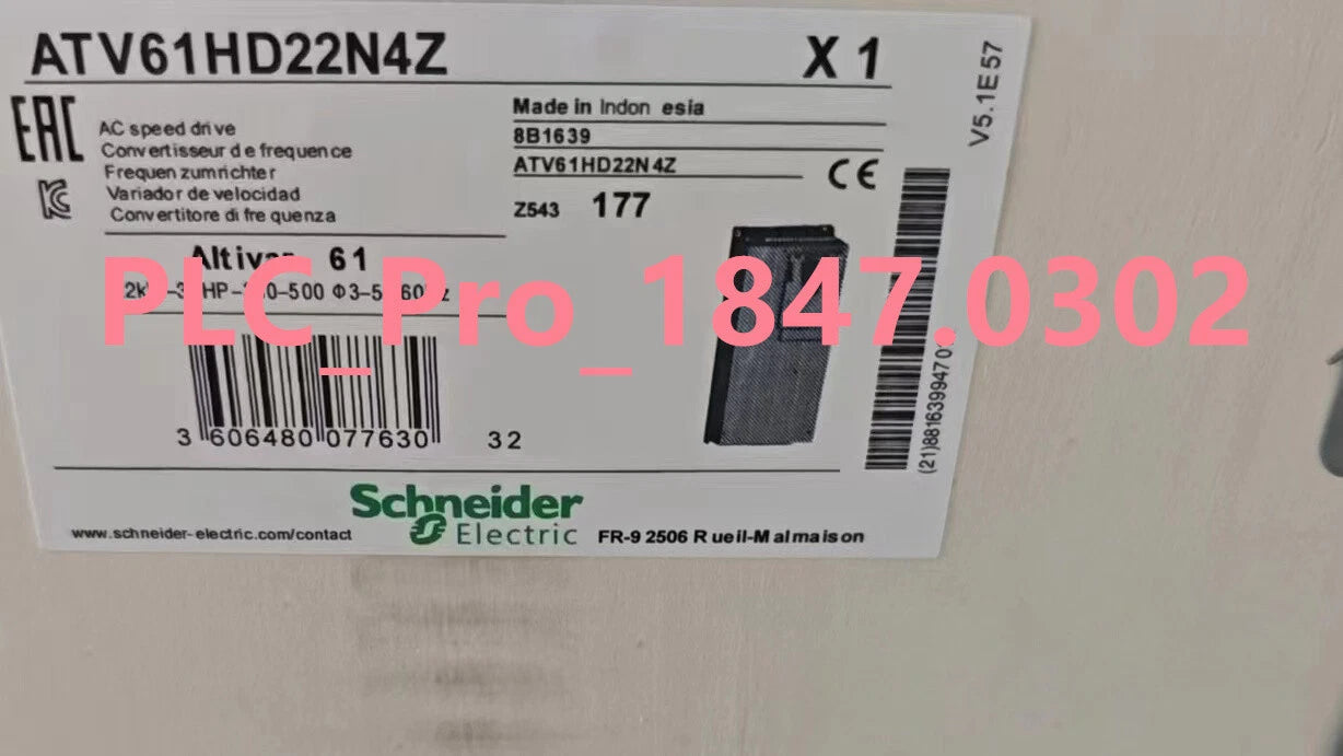 ATV61HD22N4Z 1PCS Schneider ATV61HD22N4Z 22Kw Inverter Fast delivery