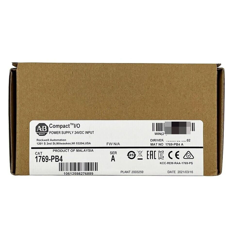 New Factory Sealed Allen-Bradley 1769-PB4 SER A Compact Logix Power Supply - ALLEN-BRADLEY