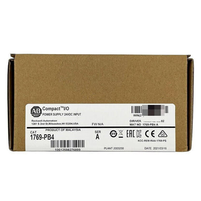 New Factory Sealed Allen-Bradley 1769-PB4 SER A Compact Logix Power Supply - ALLEN-BRADLEY
