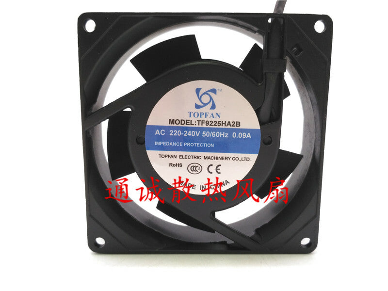 TF9225HA2B 220-240V 0.09A 9cm Cabinet Welder Fan Cooling Fan
