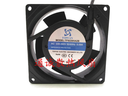 TF9225HA2B 220-240V 0.09A 9cm Cabinet Welder Fan Cooling Fan