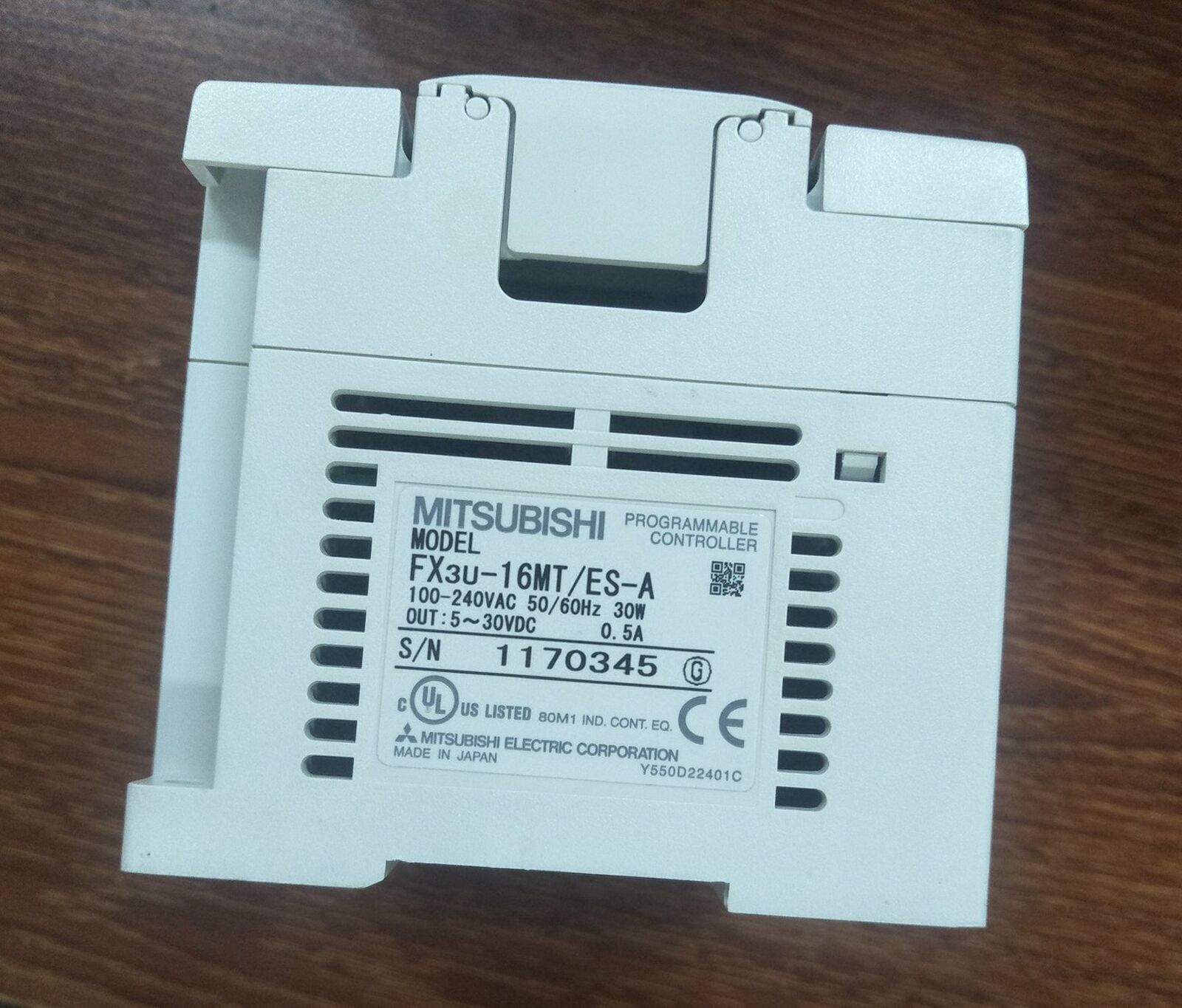 Used Mitsubishi Module FX3U-16MT/ES-A: Tested Good Condition - MITSUBISHI
