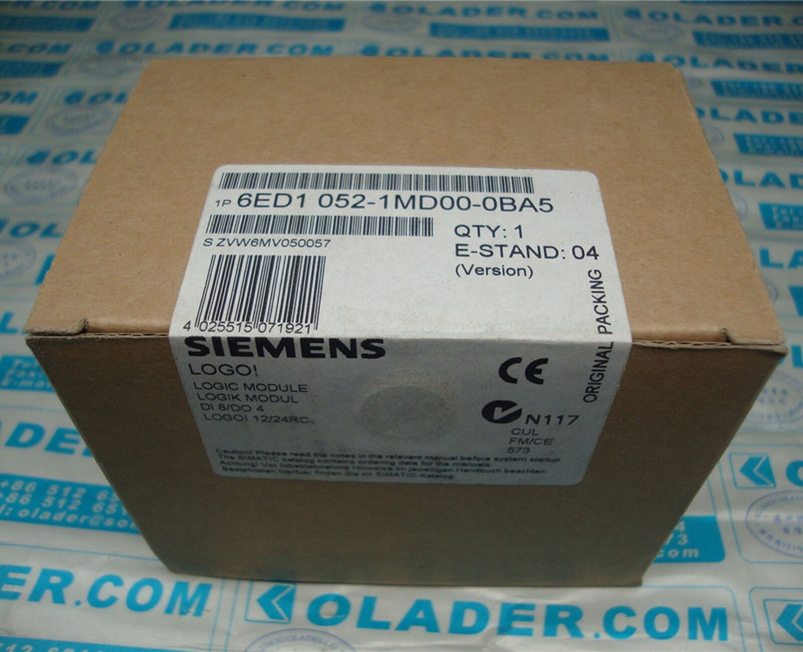 new 1PC  Siemens CPU logic module 6ED1 052-1MD00-0BA5