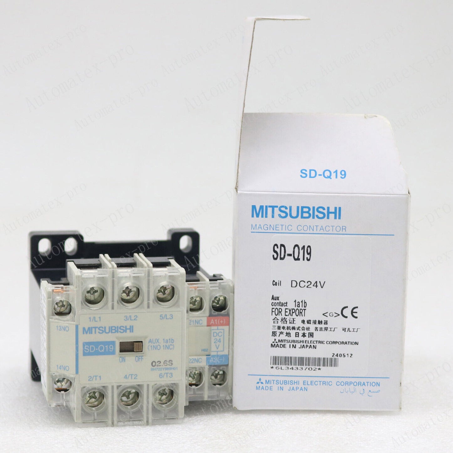 new Mitsubishi AC Contactor SD-Q19 DC24V IN BOX - MITSUBISHI