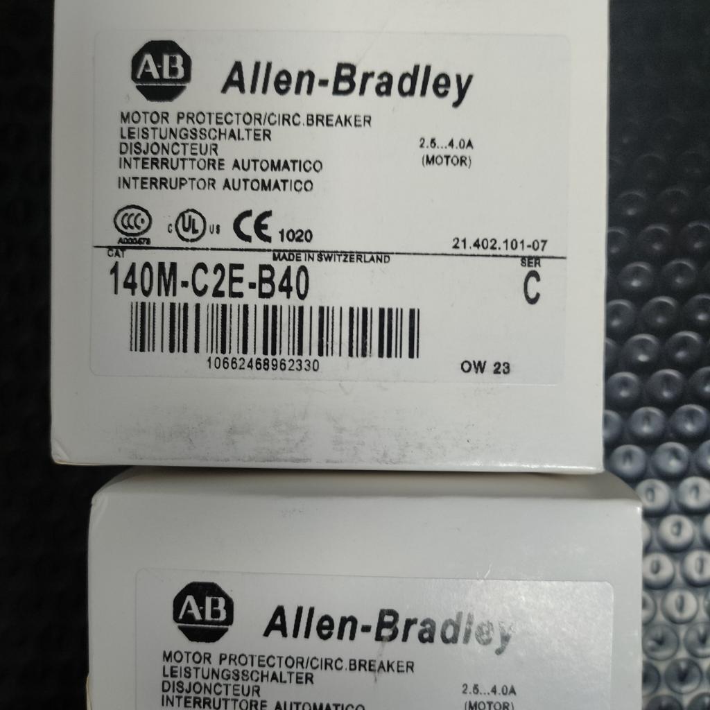 Allen-Bradley 140M-C2E-B40 Protector Circuit Breaker 2.5 - 4.0A - ALLEN-BRADLEY