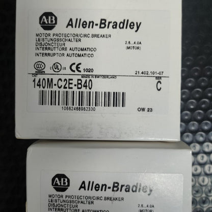 Allen-Bradley 140M-C2E-B40 Protector Circuit Breaker 2.5 - 4.0A - ALLEN-BRADLEY
