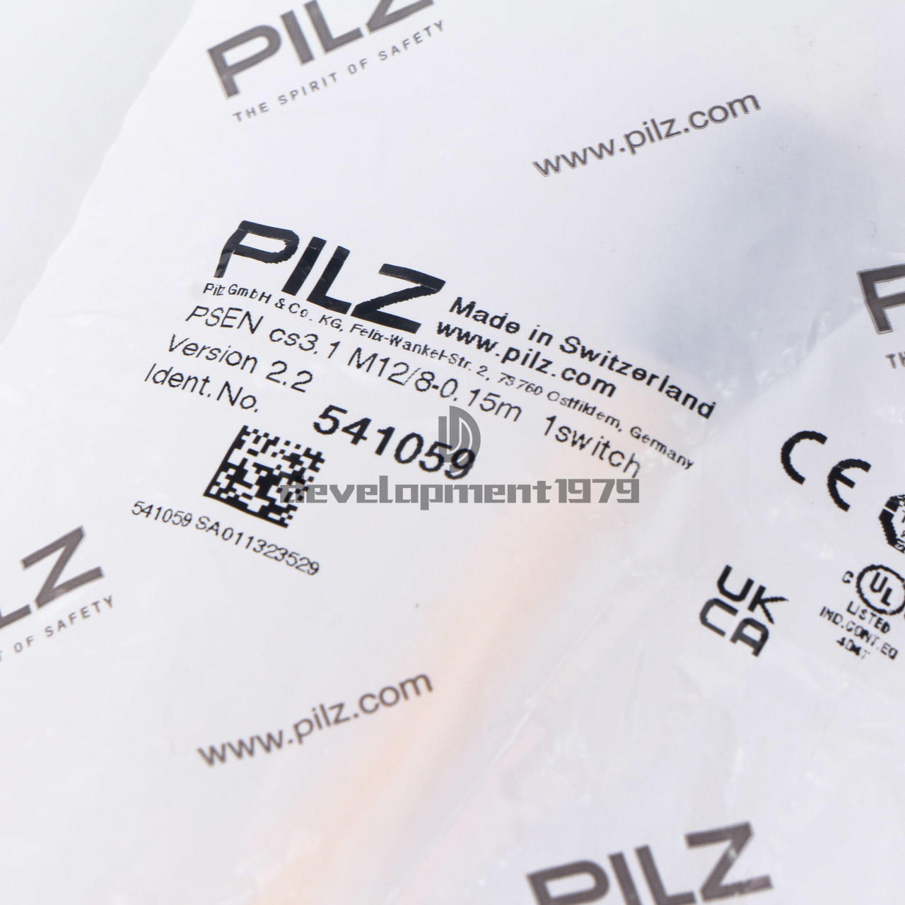 new ONE  Pilz 541059 Sensor PSEN CS3.1 M12/8-0.15M