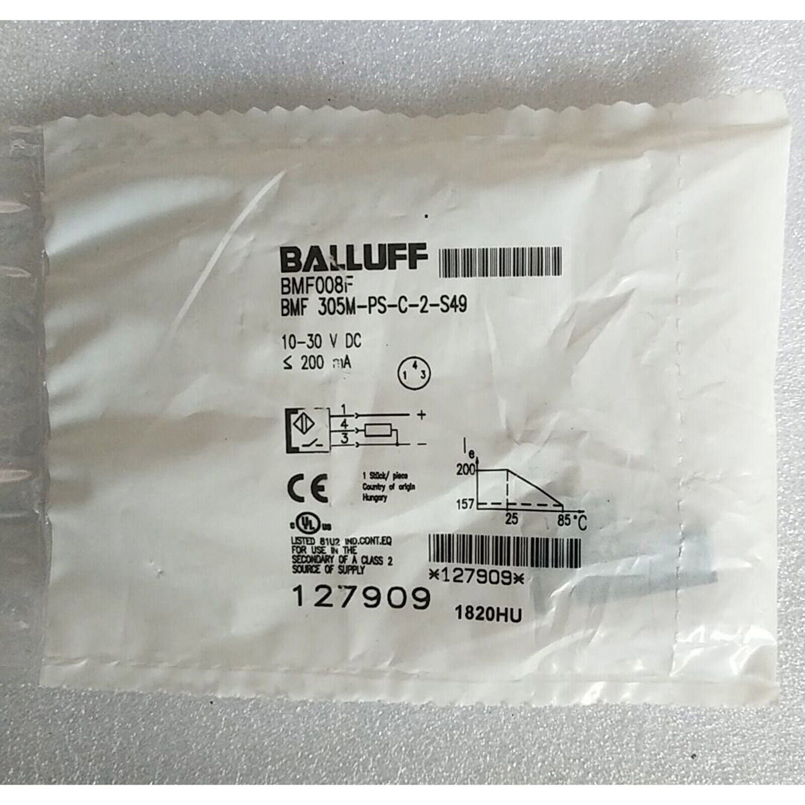 new 1PC BALLUFF Proximity Switch BMF 305M-PS-C-2-S49 - KOEED