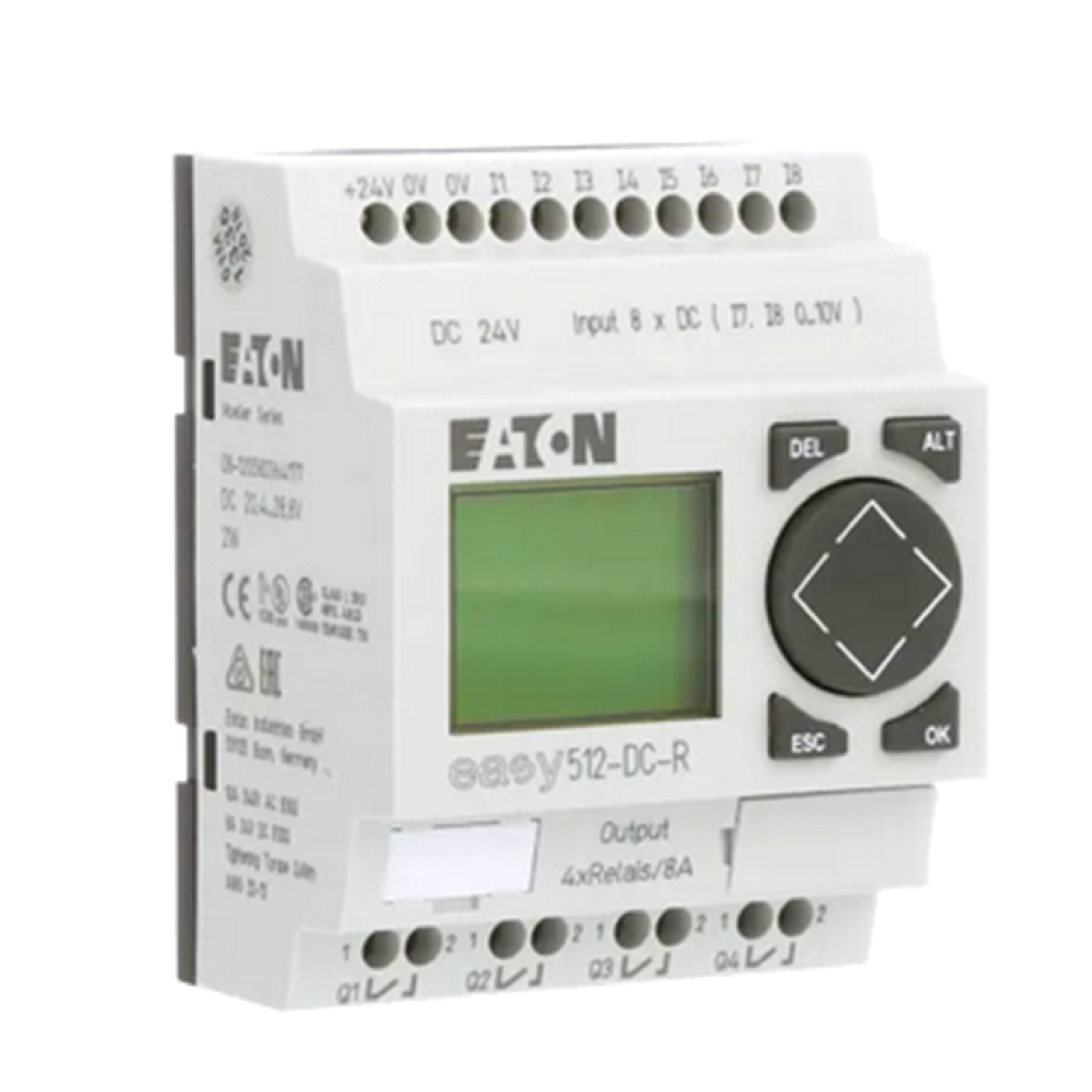Logic Module EASY512-DC-R Controller 24VDC Supply - EATON MÖLLER CONTROLLER