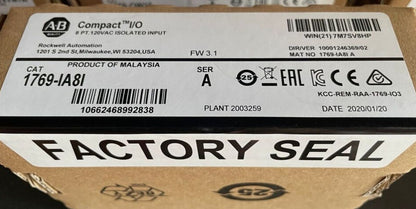 Allen-Bradley CompactLogix 120VAC Isolated Input NEW Unopened - ALLEN-BRADLEY