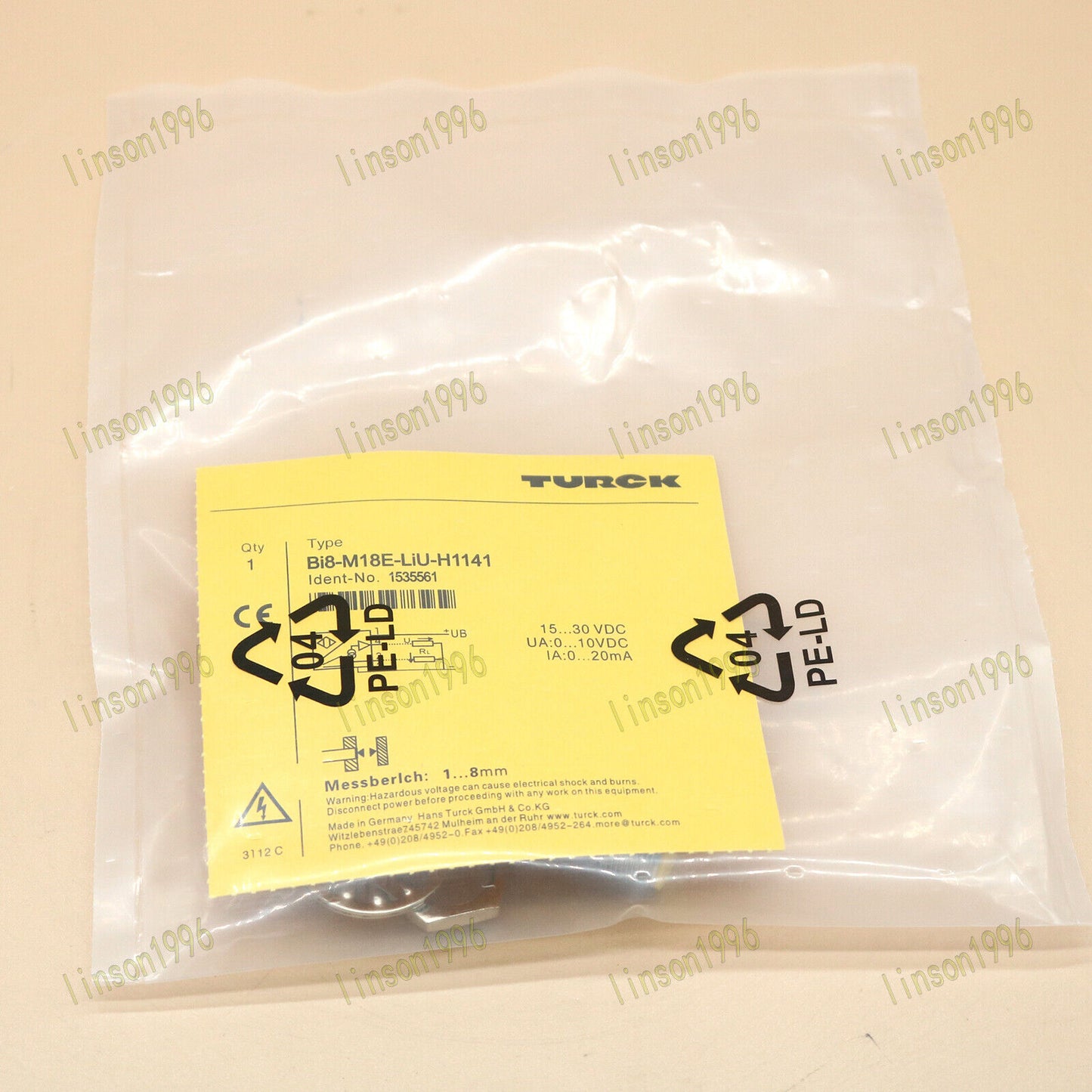 new TURCK BI8-M18E-LIU-H1141 Proximity Switch Sensor SHIP - TURCK