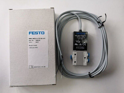 1PC  FESTO Solenoid valve MHE2-MS1H-3/2G-QS-4-K（196137）