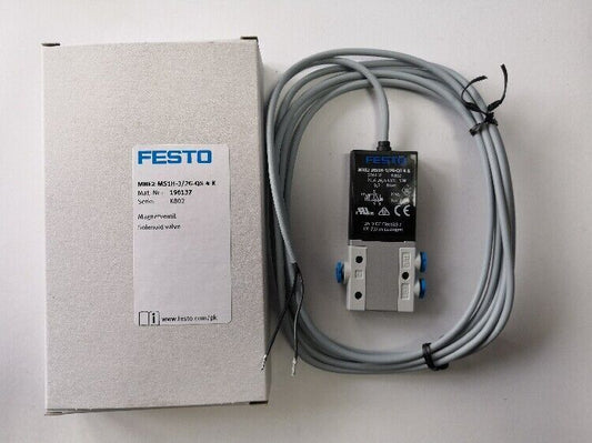 1PC  FESTO Solenoid valve MHE2-MS1H-3/2G-QS-4-K（196137）