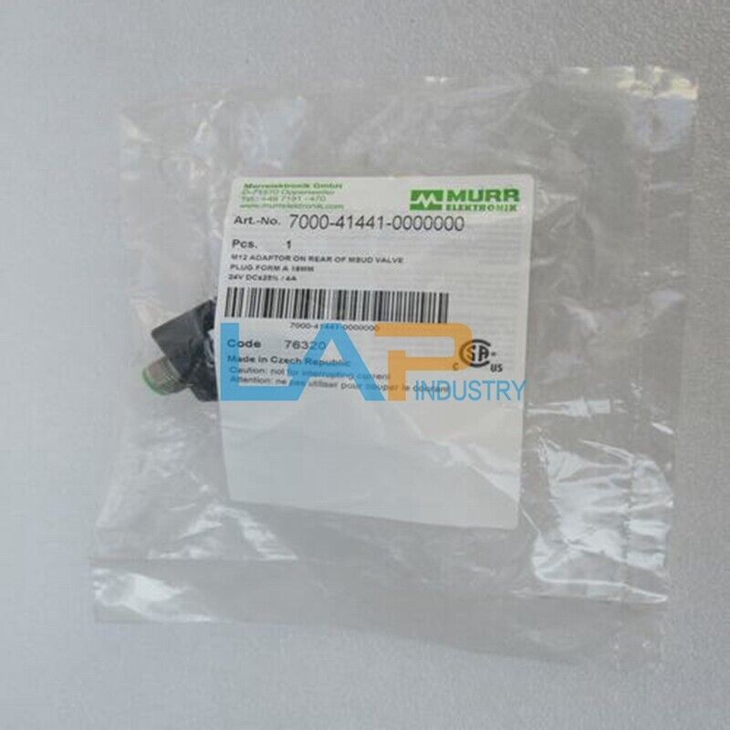 1PCS MURR Solenoid Valve Plug 7000-41441-0000000 - MURR