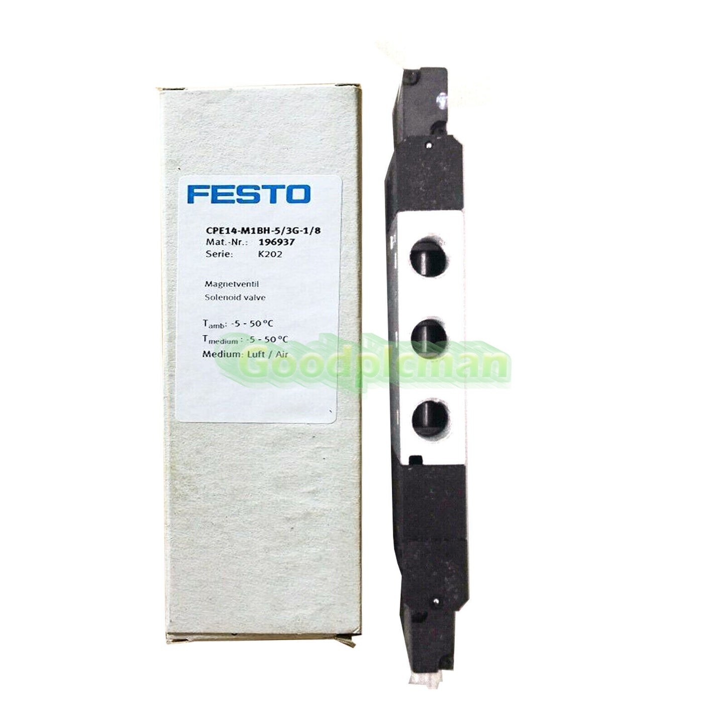 FESTO CPE14-M1BH-5 / 3G-1/8 196937 Solenoid Valve