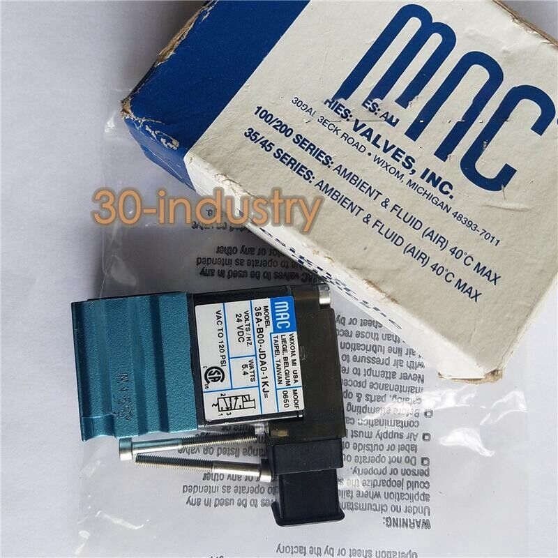 Solenoid Valve 36A-B00-JDA0-1KJ - New in Box, 1PCS - PLC-INDUSTRY-TOOLS