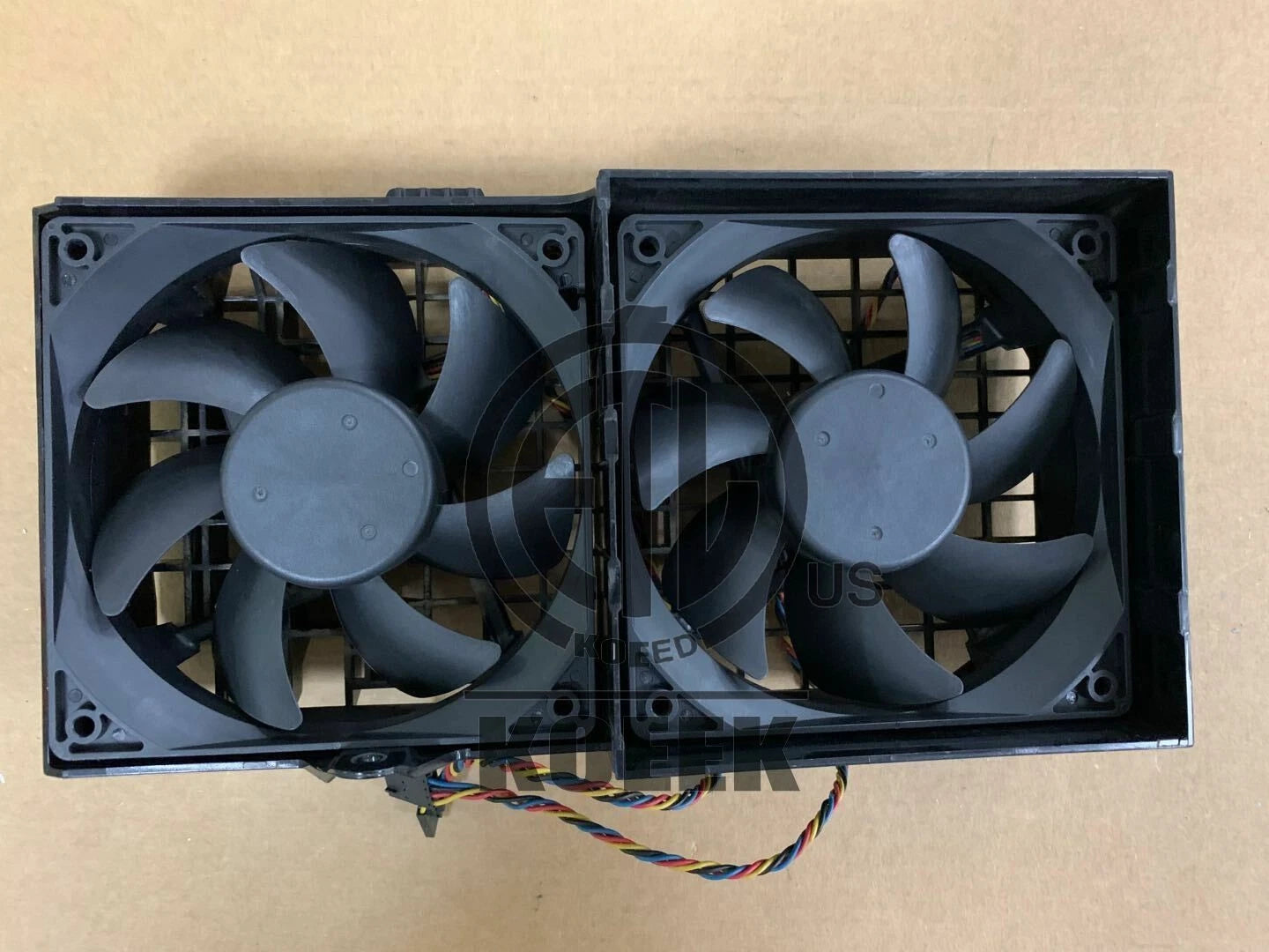for Dell Precision Workstation T3500 T5500 Dual Cooling Fan Assembly HW856