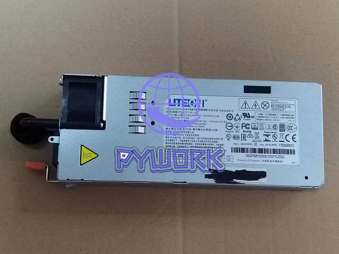 1Pcs For RD650 RD450 RD550 RD350 server PS 2751-3L LF 750W power supply