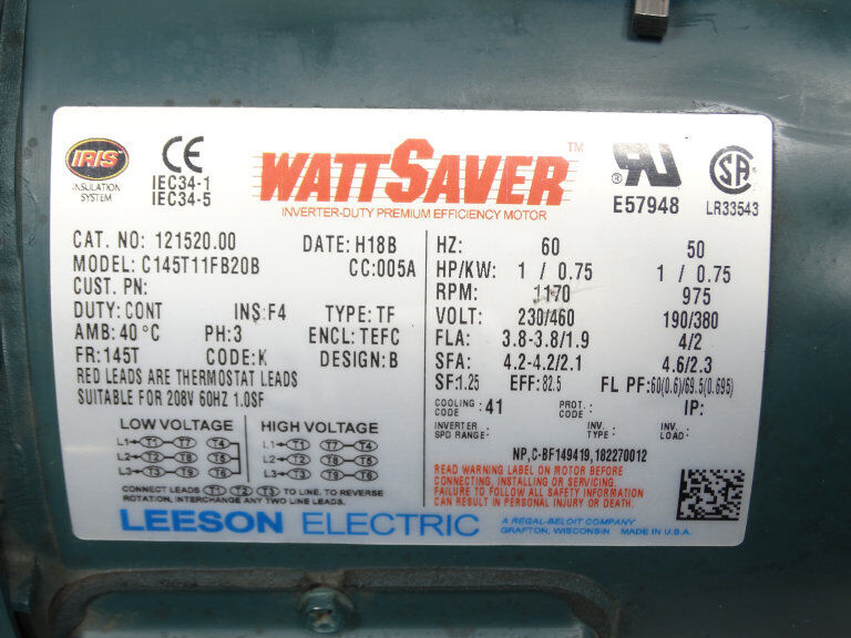 LESSON C145T11FB20B MOTOR - LESSON