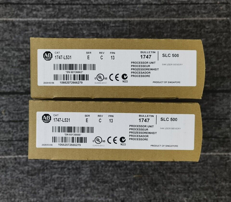 New Factory Sealed AB 1747-L531 SLC CPU Processor Unit Module 1747L531 - KOEED