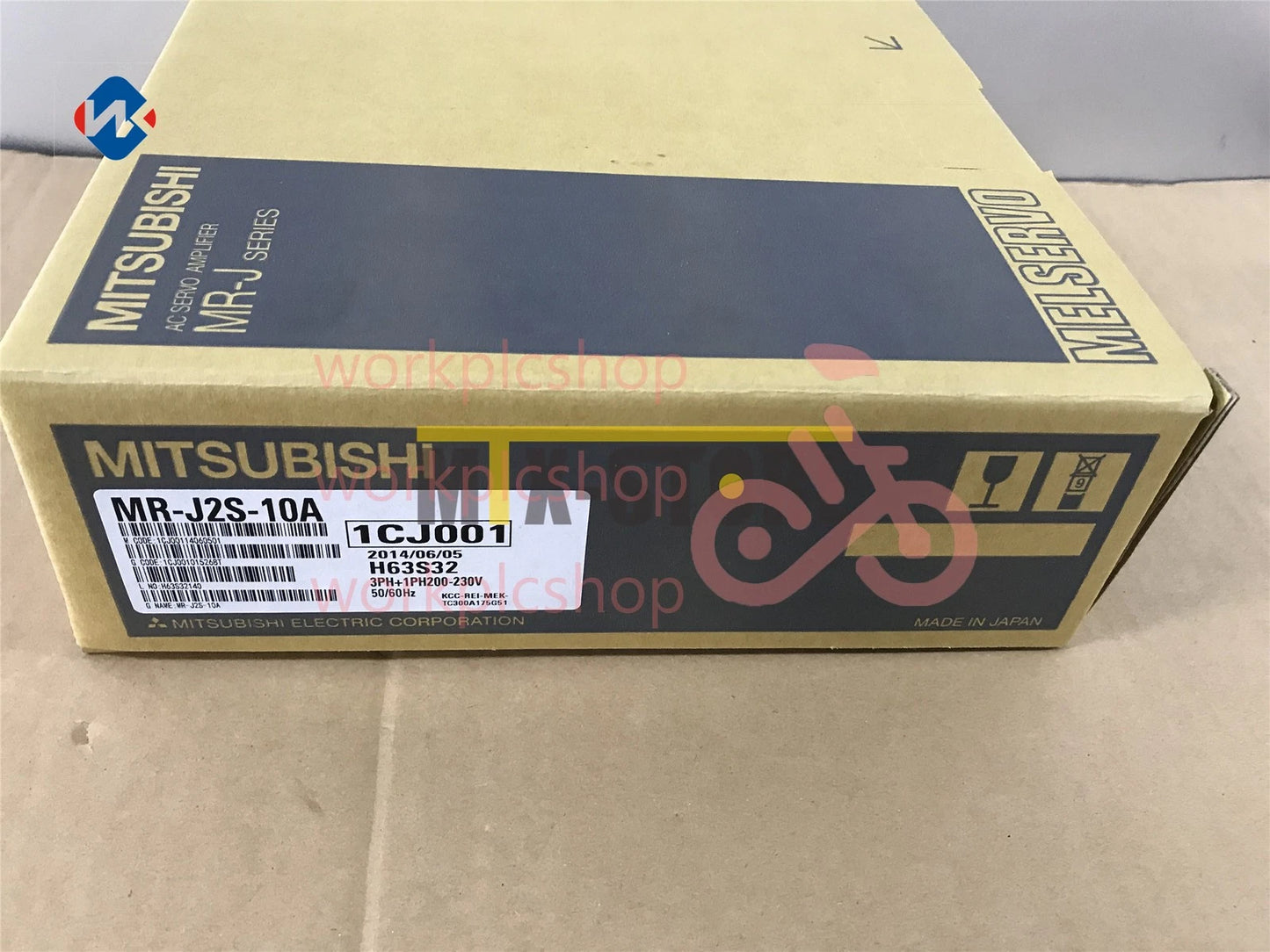 1pcs Mitsubishi AC Servo Amplifier MR-J2S-10A PLC