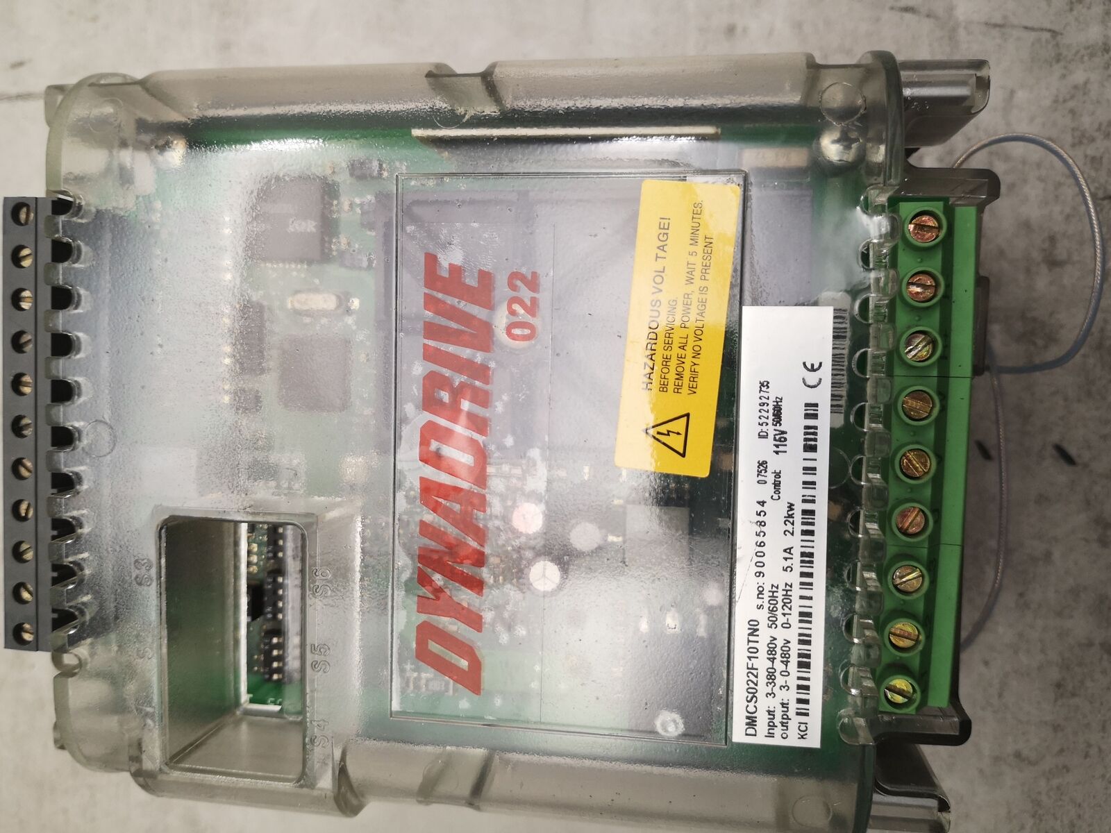 Used 1PCS DMCS022F10TN0 TN0 DYNADRIVE MODERN FREQUENCY INVERTER - ABB