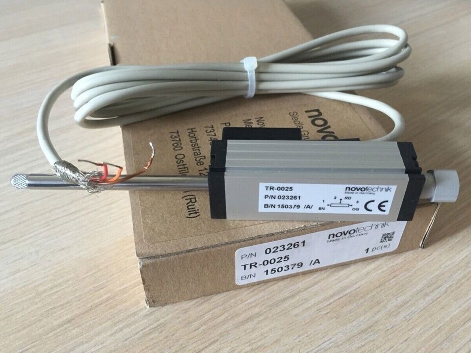 new Novotechnik TR-0025 Linear Transducer One ping TR0025 - NOVOTECHNIK
