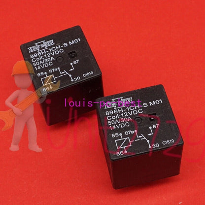 5PCS Automotive Relay 5 prong 896H-1CH-S M01 12VDC 50A #un