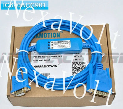 IC690ACC901 Fanuc 1PC PLC Programming Cable GE 90-70/90-30