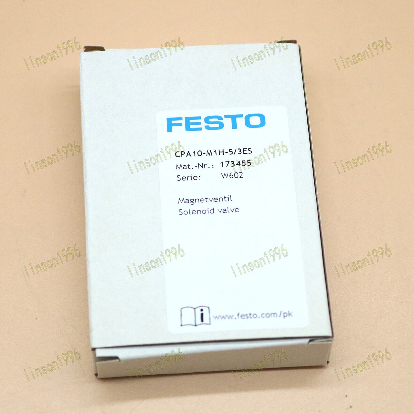 ONE FESTO Solenoid Valve CPA10-M1H-5/3ES SHIP - FESTO