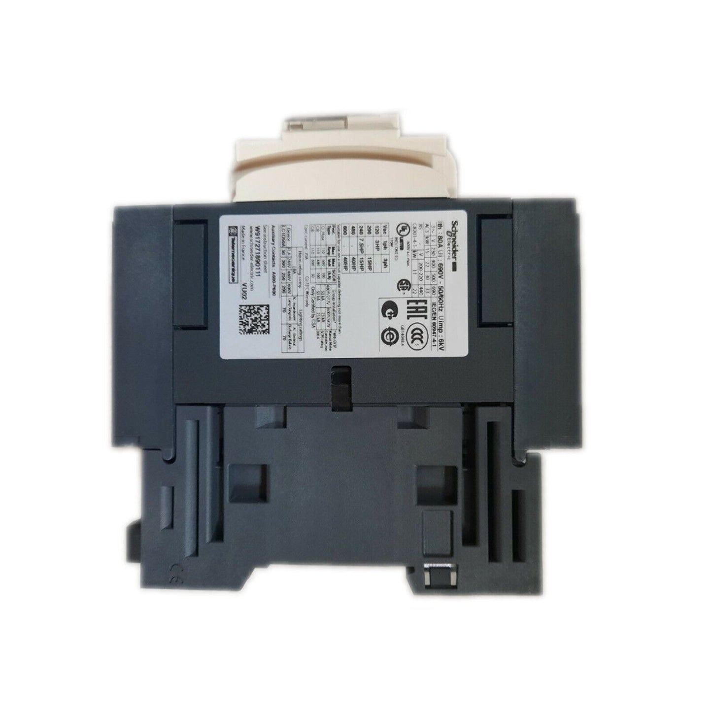 SCHNEIDER CONTACTOR LC1D50ABD - SCHNEIDER